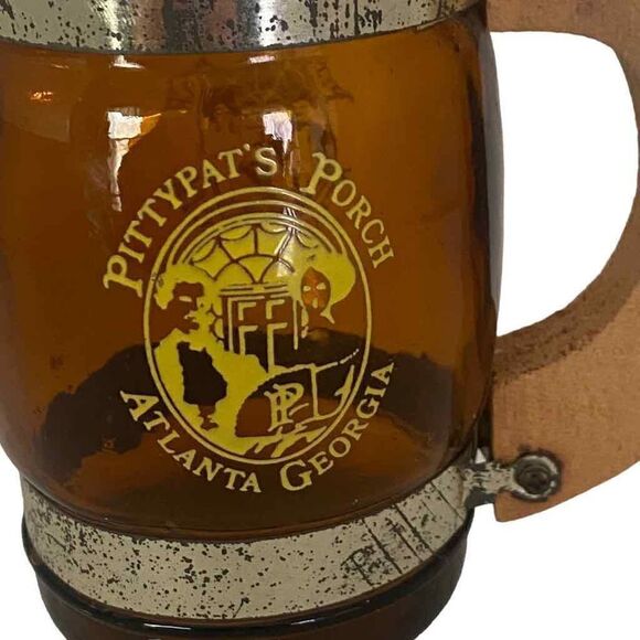 Vintage Pittypat’s Porch Iconic Atlanta Amber Glass Mug‎ - Picture 2 of 9